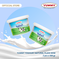Gambar Yummy Yoghurt Natural Skim Plain 2 x 500g dari YUMMY Dairy Kota Administrasi Jakarta Timur 1 Tokopedia