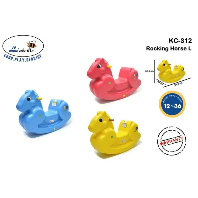 Kuda Kudaan LABEILLE-Rocking Horse KC008 KC 312 L size lebih besar