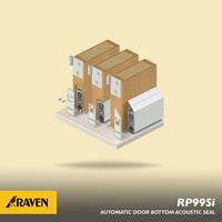 Gambar RAVEN Heavy Duty Acoustic Automatic Door Bottom Drop Seal RP99SI 920mm – Seal Pintu Otomatis Anti Suara, Serangga & Debu dari RAVEN DOOR SEAL Kota Administrasi Jakarta Barat 5 Tokopedia