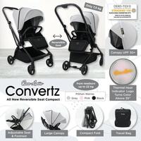Gambar Kereta Dorong Bayi Cocolatte Convertz CL-HT 13107 SN - Black dari Klikbabylove Kota Administrasi Jakarta Pusat 1 Tokopedia
