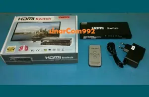 HDMI SWITCH 1-5 + ADAPTOR + REMOTE