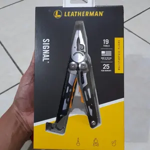 LEATHERMAN ALAT SAKU / TANG MULTIFUNGSI SIGNAL HANGPACK HITAM