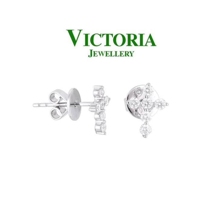 Gambar Anting Salib Berlian / Giwang Salib Berlian VER7253 Victoria Jewellery dari Victoria Jewellery Online Kota Administrasi Jakarta Selatan Tokopedia
