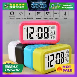 Taffware Jam Meja Pintar LCD Digital Desktop Smart Clock - JP9901