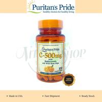 Gambar Puritan Pride Vitamin C-500 mg with Bioflavonoids & Rose Hips 100 Capl dari vitaminshopku Kota Surabaya 1 Tokopedia