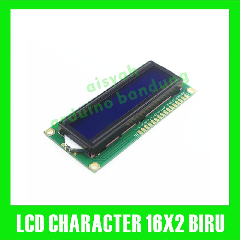 32lcd Backlight Module LCD CHARACTER 16X2 1602 5V BLUE BACKLIGHT MODULE - Shop | Tokopedia