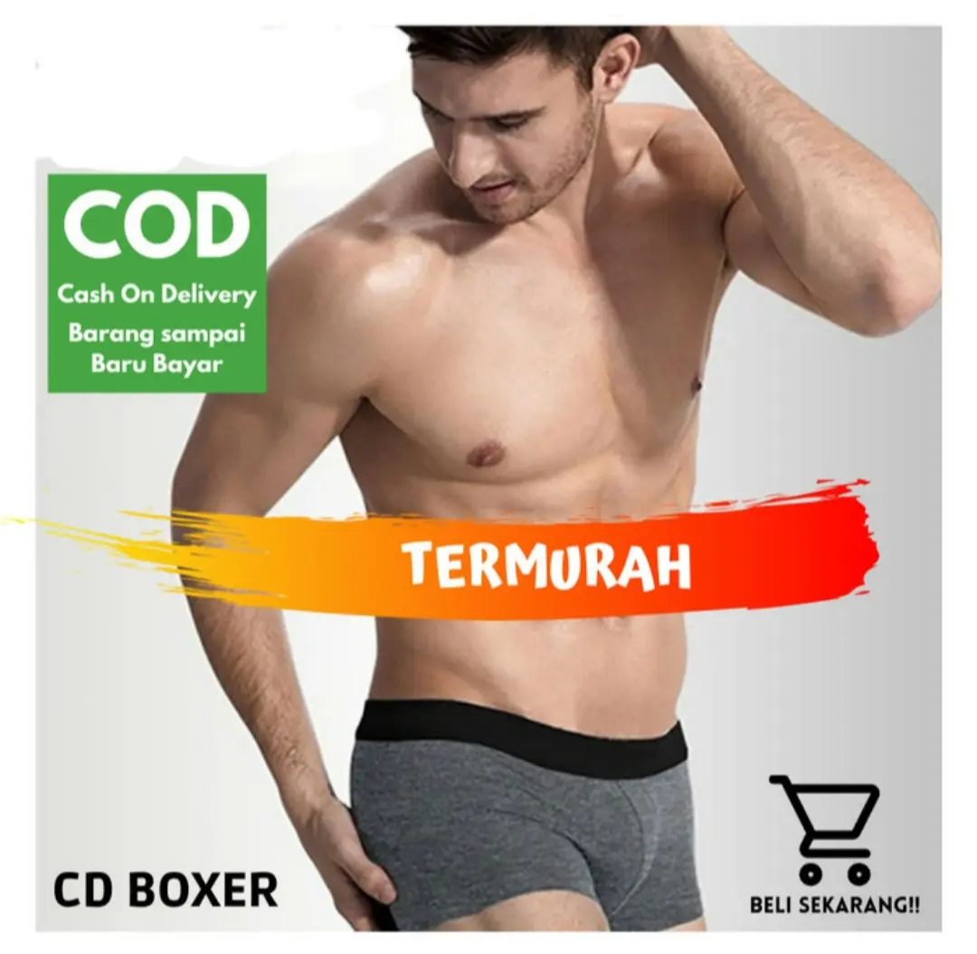 celana dalam boxer pria murah polos