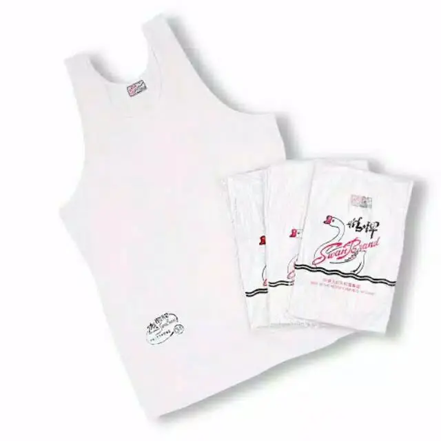 SINGLET SWAN PRIA DEWASA [ 34-36-38-40-42 ] / KAOS DALAM PRIA 0