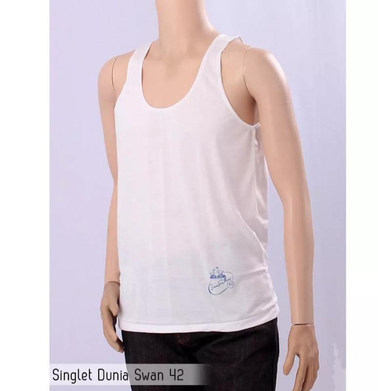 SINGLET SWAN PRIA DEWASA [ 34-36-38-40-42 ] / KAOS DALAM PRIA 2