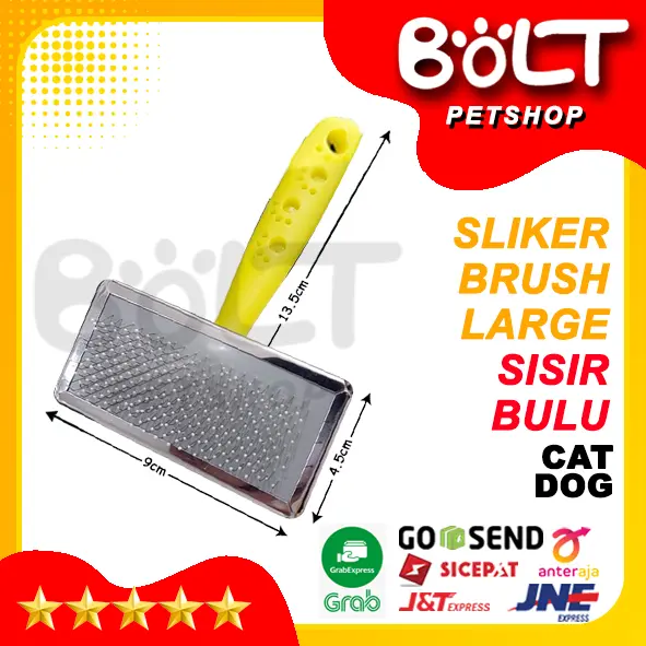 Sisir Bulu Kucing Sisir Bulu Anjing SLIKER BRUSH LARGE