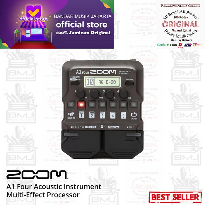 Gambar ZOOM A1 FOUR With ADAPTOR AD-16E EFFECTS ,BMJ dari Bandar Musik Jakarta BMJ Kota Administrasi Jakarta Pusat Tokopedia