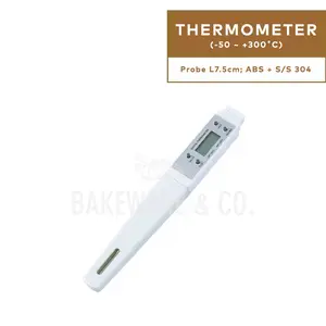Flowery Termometer Makanan Digital - Thermometer Probe Masak & Baking