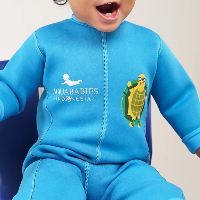 Gambar Aquababies Indonesia Baby Wetsuit 0-3 Months Small (Blue) dari Aquababies Indonesia Kota Administrasi Jakarta Pusat Tokopedia