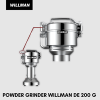 Gambar Mesin Giling Bumbu Rempah/ Penepung/ Spice Herb Grinder/ Miller DE200G dari Willman Indonesia Kota Administrasi Jakarta Timur 4 Tokopedia