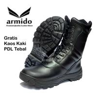 Gambar Sepatu PDL TNI Polri tali resleting dari Armido Tactical ID Kab. Malang 1 Tokopedia
