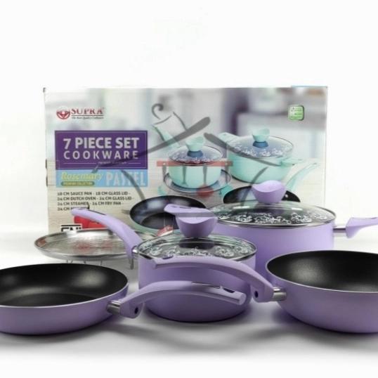 Gambar PANCI SET SUPRA TEFLON COOKWARE 7 PCS dari OLIVE-SHOP Jakarta Barat Tokopedia