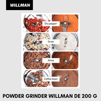 Gambar Mesin Giling Bumbu Rempah/ Penepung/ Spice Herb Grinder/ Miller DE200G dari Willman Indonesia Kota Administrasi Jakarta Timur 2 Tokopedia