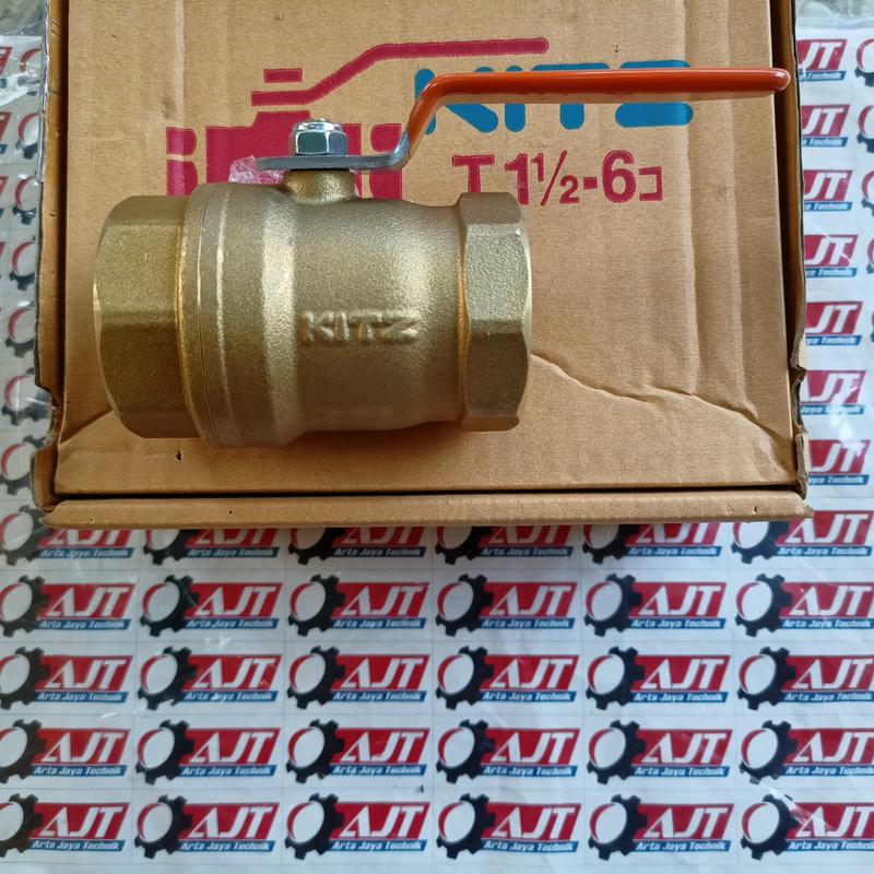 Ball Valve Kuningan 11/2" 1 1/2inch KITZ 1-1/2inc 11/2inch 0