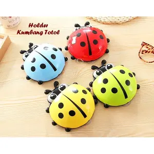 Tempat Sikat Gigi & Odol Motif Kumbang / Ladybug Toothbrush Holder - M