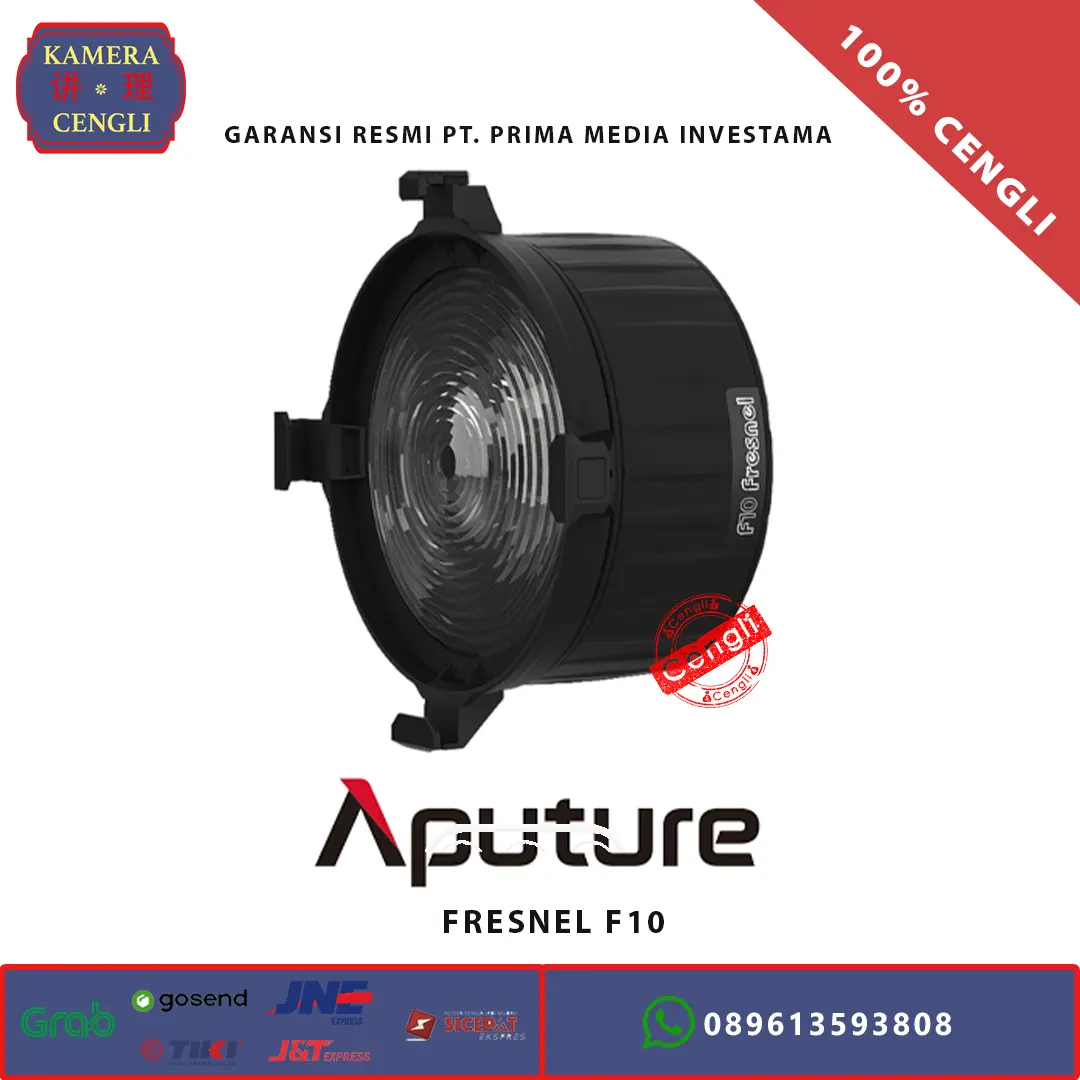 Aputure F10 Fresnel Attachment for LS 600d LED Light - ORI RESMI