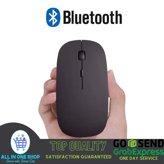 Mouse Tanpa Dongle USB Bluetooth 5.2 Macbook Pro Air Smart TV Android