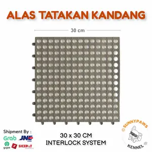 Karpet Karet Alas Tatakan Kandang Hewan Anjing Kucing Kelinci 30x30 CM