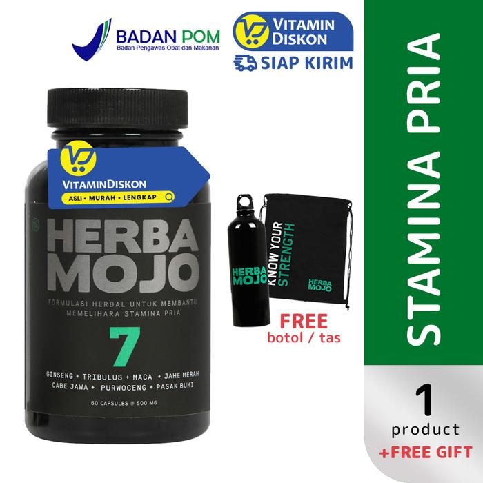 Gambar HERBAMOJO UNTUK MEMBANTU MEMELIHARA STAMINA PRIA 60 CAPS dari VitaminDiskon Kota Administrasi Jakarta Utara Tokopedia