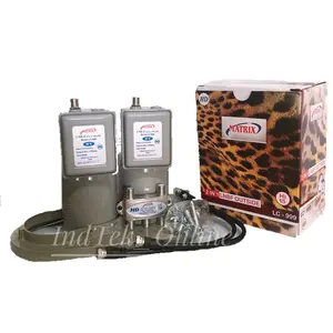 LNB Matrix Parabola 2 in 1 Outside C Band untuk 1 Receiver