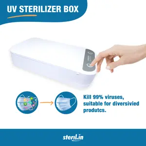 UV STERILIZER BOX STERIL DISINFEKTAN 99%!!UTK MASKER, UANG, HP DLL