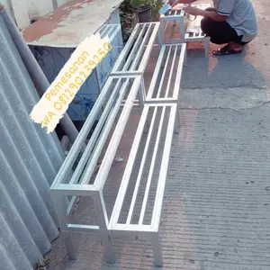 Rak pot bunga minimalis 1Meter susun 2