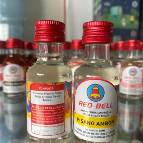 RED BELL ESSENCE PERISA RASA PISANG AMBON @30ML