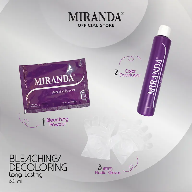 Miranda Hair Color Premium (Cat Rambut Permanen) 60ml 3