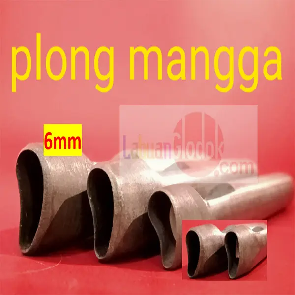 Plong Kulit bentuk Mangga 6mm/Plong Mangga/Pembolong Mangga 6mm