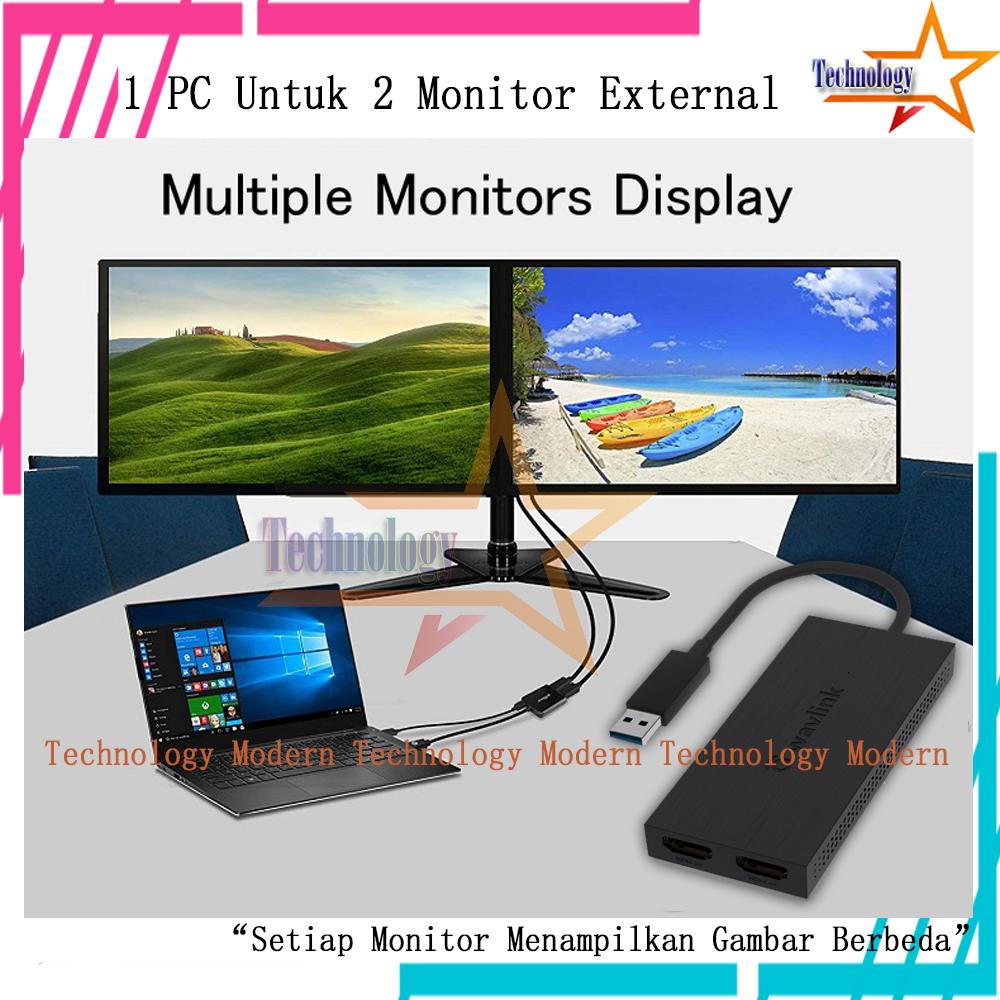 USB 3.0 To HDMI Multi Monitor 1x3 Support Extend Display Mode HD 1080p