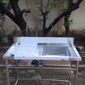 single sink stainless uk 1500 x 600 x 850mm