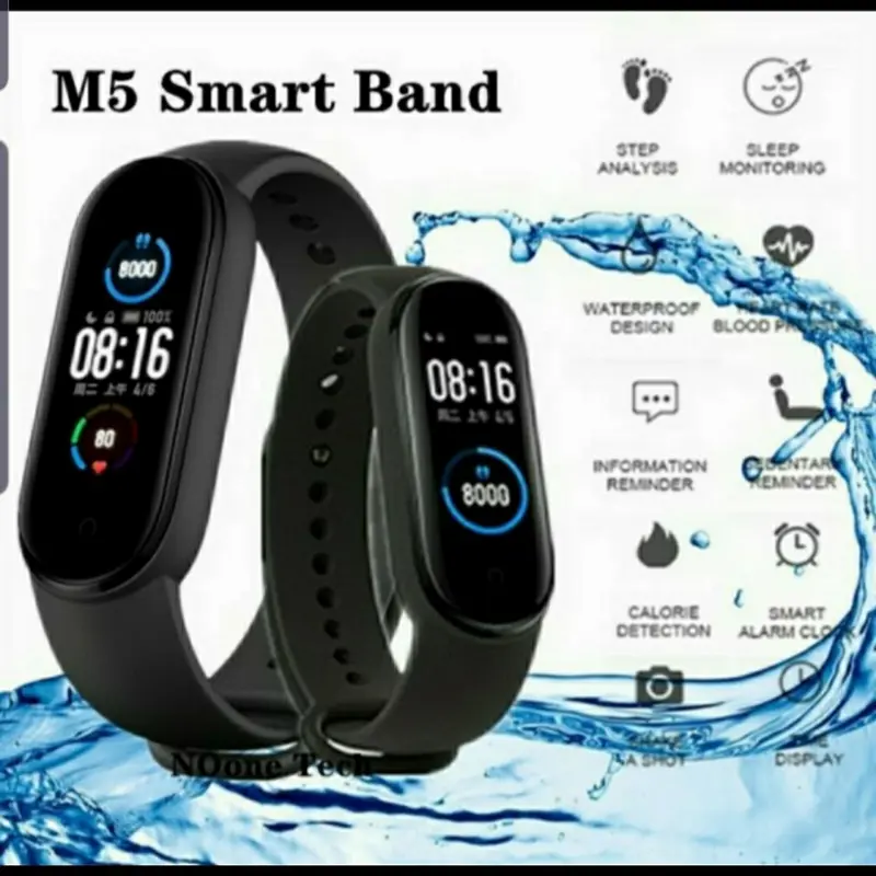 Smartband M5 Jam Tangan Olahraga Fitness Tracker Sport Hitam 4