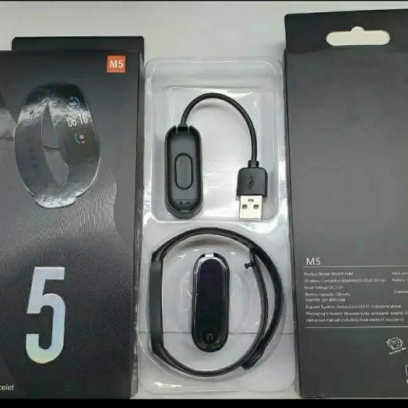 Smartband M5 Jam Tangan Olahraga Fitness Tracker Sport Hitam 3