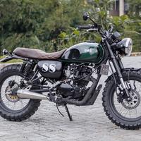 Gambar Knalpot / Exhaust Full System M4 Polos SAC Plug n Play Kawasaki W175 dari SAC Product Kota Depok 5 Tokopedia
