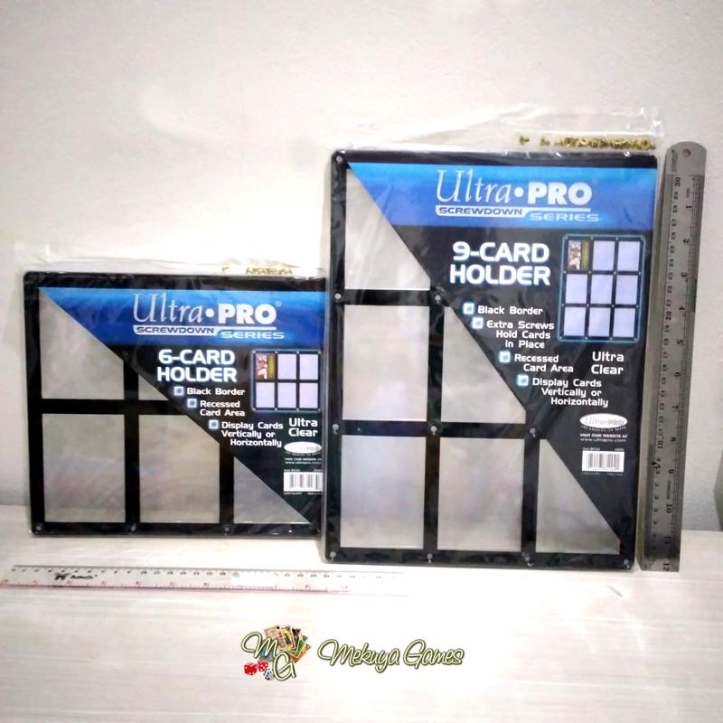 Ultra PRO 4-Card Screwdown Holder – Recessed Black Frame For Card Storage