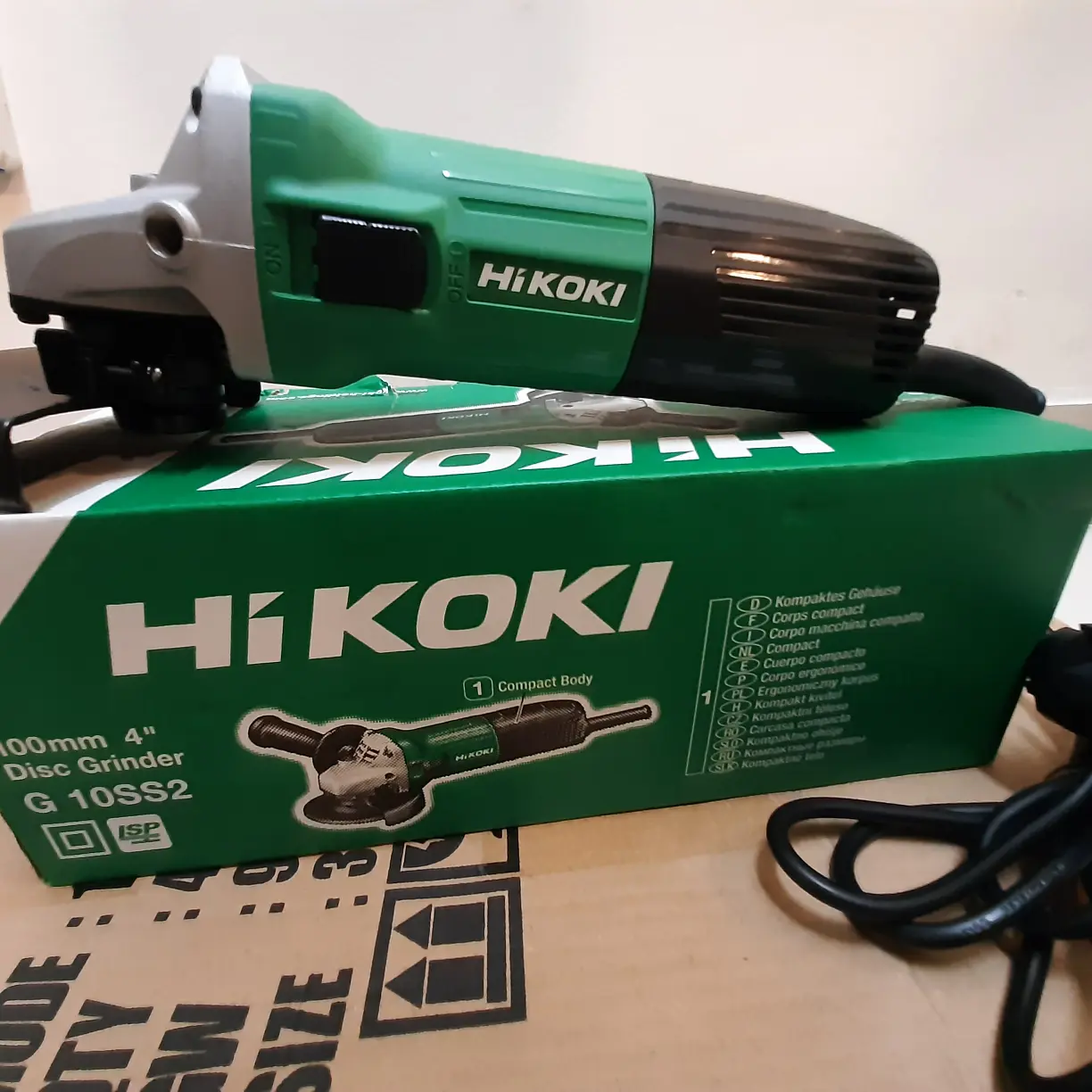 gerinda tangan hitachi hikoki 4 inchi