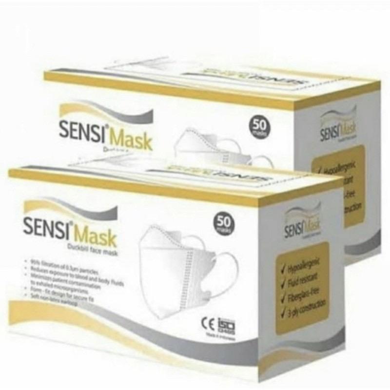 Masker Sensi Duckbill Isi 50 [Ada Emboss Sensi]