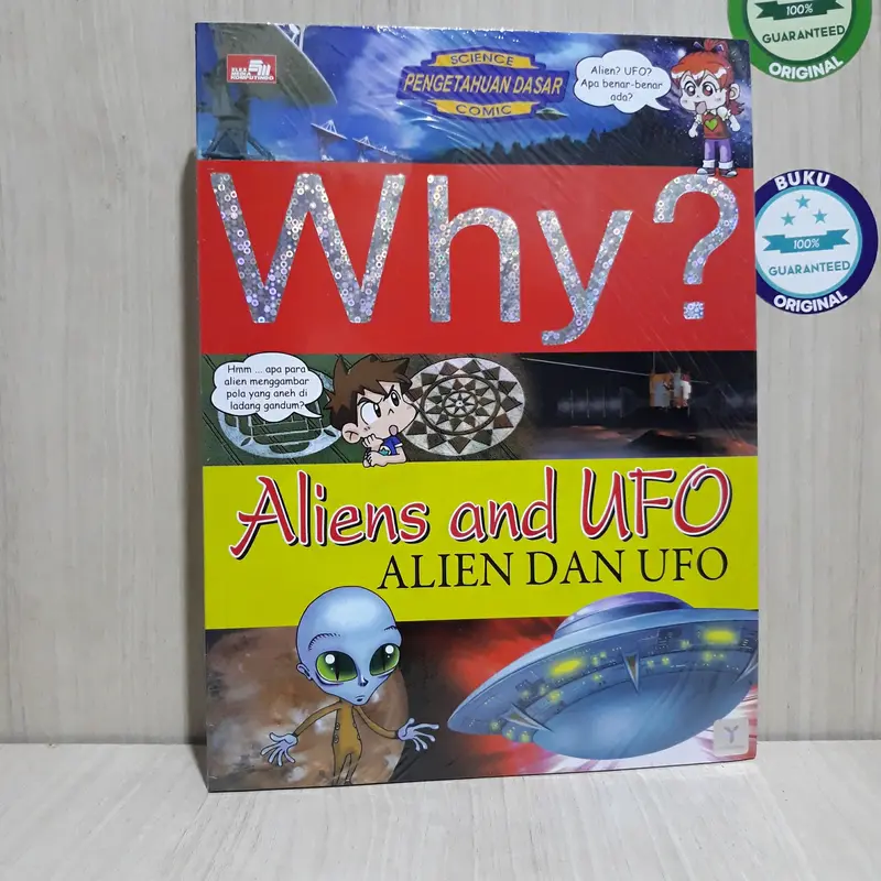 komik sains WHY ? ALIEN DAN UFO. 0