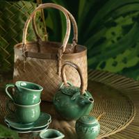 Gambar Saucer / Tatakan/Lepek Cangkir Jenggala Frangipani 15,5 cm Toska dari Jenggala Keramik Bali Kab. Badung 2 Tokopedia