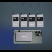 Gambar KICADA Profesional UHF Wireless Lavalier / Clip On 4 Channel dari Mitra Visual Store Kota Surabaya 2 Tokopedia
