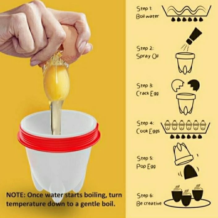 Silikon Egg Boil Cetakan Telur Rebus As Seen On Tv 3