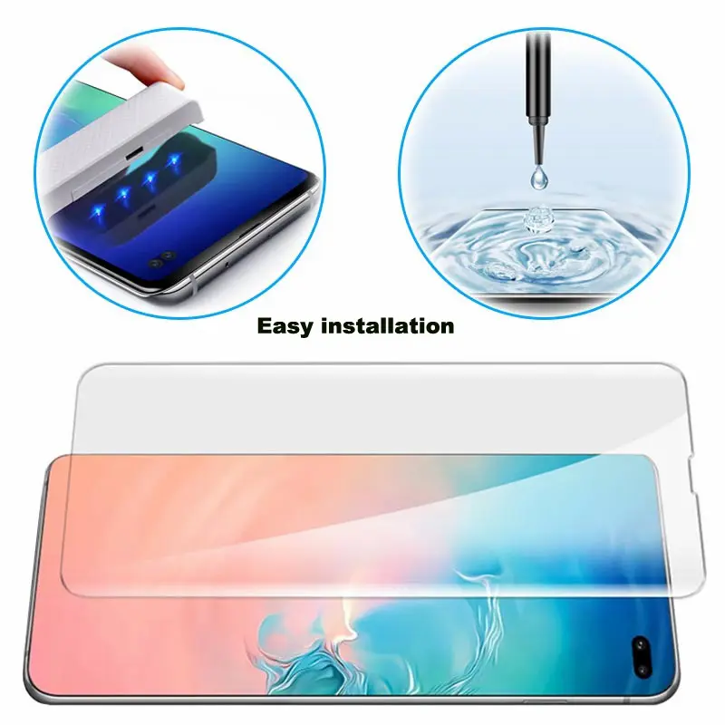 Xiaomi Mi 12 5G Tempered Glass UV Glue Full Curve Anti Gores Protector 1
