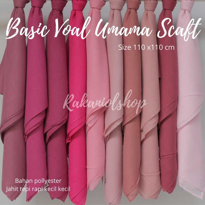 Gambar Kerudung Segi Empat Basic Voal by Umama Scraft dari Rakani Hijab Jakarta Selatan Tokopedia