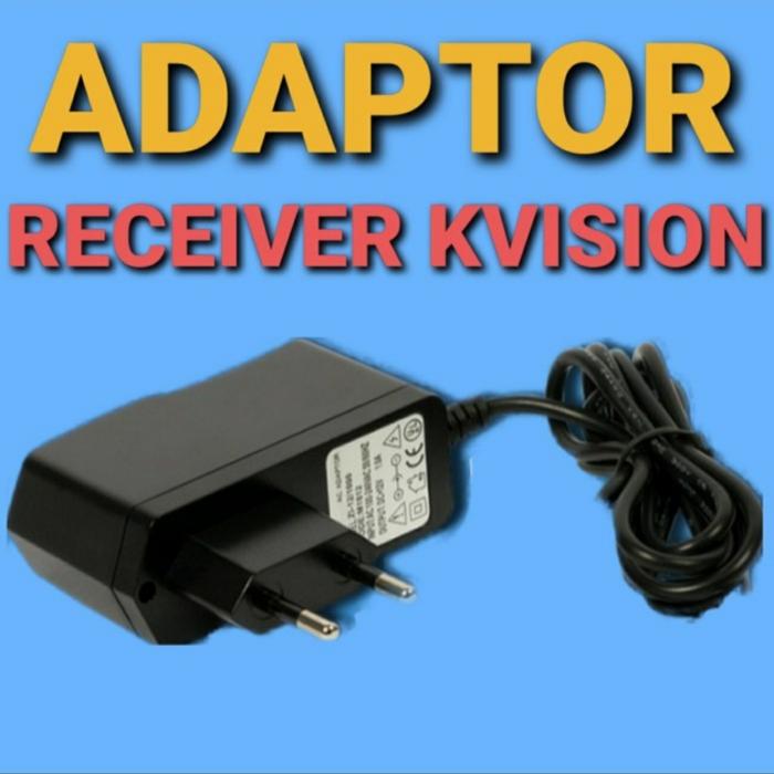 Gambar Adapter kvision C2000 adaptor kvision /optus 12v 1a dari Bintang Parabola Semesta Kota Medan Tokopedia