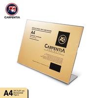 Gambar Carpentia | Acrylic Standing Tipe L - A4 Horizontal 29,7x21cm - Tent Card Display Akrilik dari Carpentia Indonesia Kota Tangerang Selatan 2 Tokopedia