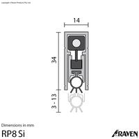 Gambar RAVEN Acoustic Automatic Door Bottom Drop Seal RP8SI 820mm – Seal Pintu Otomatis Anti Suara, Serangga & Debu dari RAVEN DOOR SEAL Kota Administrasi Jakarta Barat 5 Tokopedia